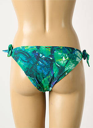 Bas de maillot de bain imprimé fantaisie culotte vert AUBADE femme