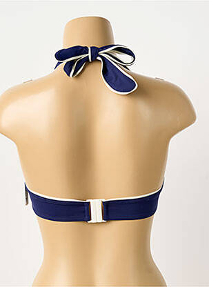 Haut de maillot de bain stretch haut soutien-gorge balconnet bleu AUBADE femme