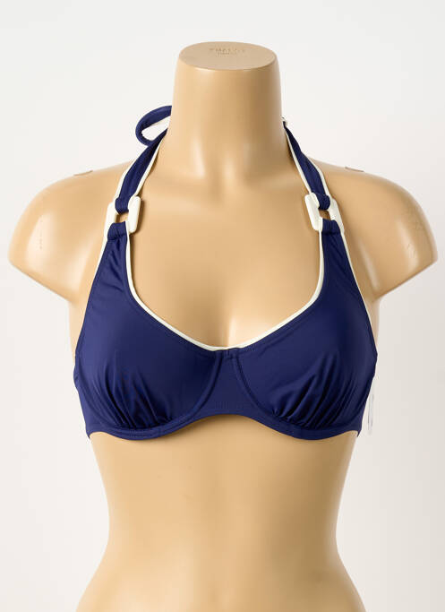 Haut de maillot de bain bleu AUBADE femme