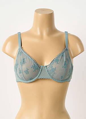 Soutien-gorge légère et transparente haut soutien-gorge emboitant bleu PASSIONATA femme
