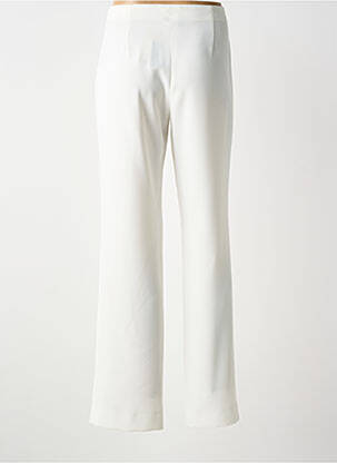 Pantalon droit taille normale taille normale blanc WEINBERG femme