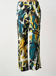 Pantalon droit tissage popeline taille normale jaune GREGORY PAT femme