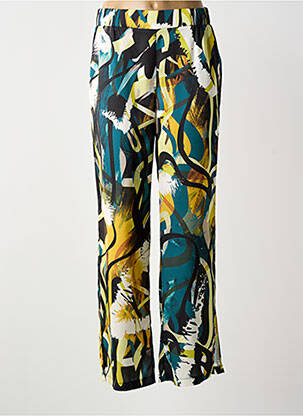 Pantalon droit tissage popeline taille normale jaune GREGORY PAT femme