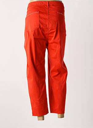 Pantalon 7/8 stretch taille normale rouge MERI & ESCA femme