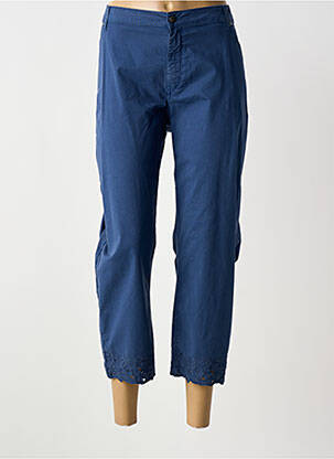 Pantalon 7/8 stretch taille normale bleu MERI & ESCA femme