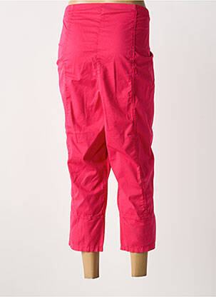 Pantacourt coupe droite taille normale rose IMPULSION femme