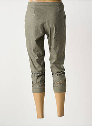 Pantacourt stretch taille normale vert MERI & ESCA femme