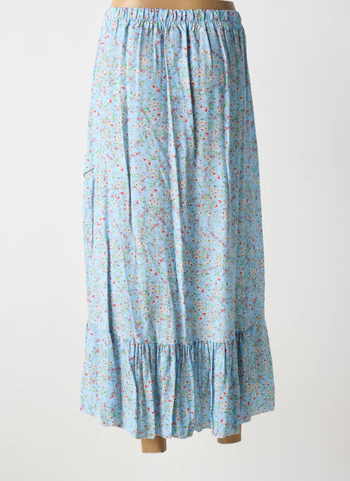 Jupe longue bleu COULEURS DU TEMPS femme