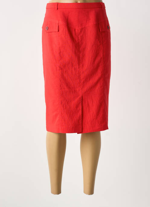 Jupe mi-longue rouge PAUPORTÉ femme