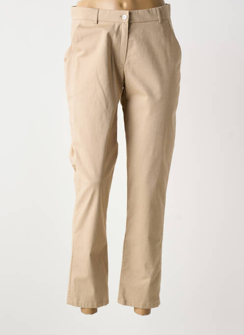 Pantalon chino marron GUY DUBOUIS femme
