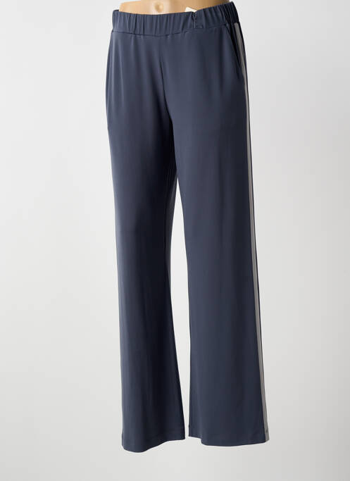 Pantalon droit tissage crêpe taille normale gris MERI & ESCA femme