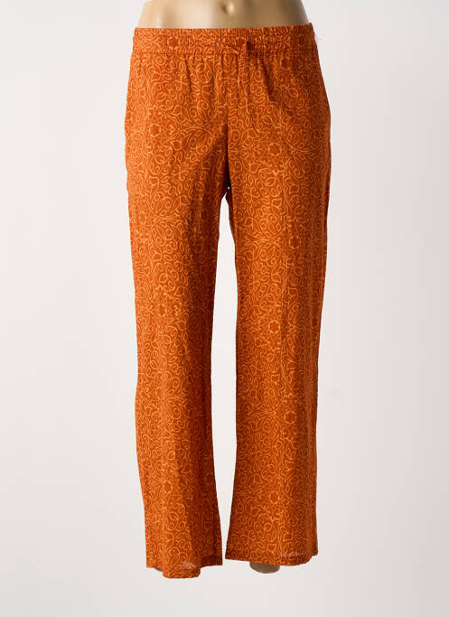 Pantalon large orange GUY DUBOUIS femme