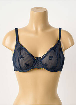 Soutien-gorge légère et transparente haut soutien-gorge emboitant bleu PASSIONATA femme