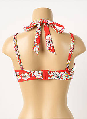 Haut de maillot de bain stretch haut bandeau rouge AUBADE femme