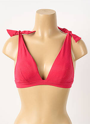 Haut de maillot de bain stretch haut soutien-gorge avec mousse de rembourrage amovible rose SIMONE PERELE femme