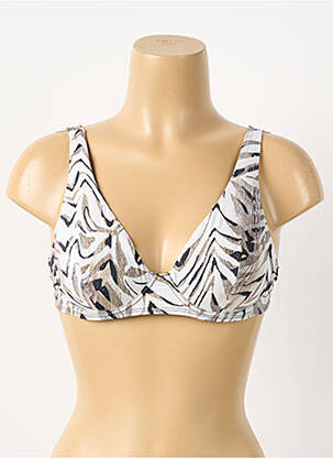 Haut de maillot de bain stretch haut soutien-gorge balconnet beige AUBADE femme