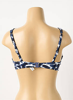 Haut de maillot de bain stretch haut triangles bleu SIMONE PERELE femme