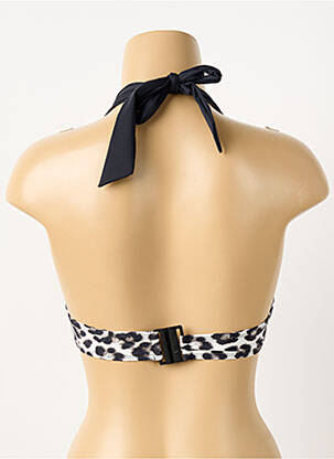 Haut de maillot de bain stretch haut soutien-gorge push-up noir AUBADE femme