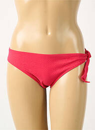 Bas de maillot de bain effet matière satinée culotte rose SIMONE PERELE femme