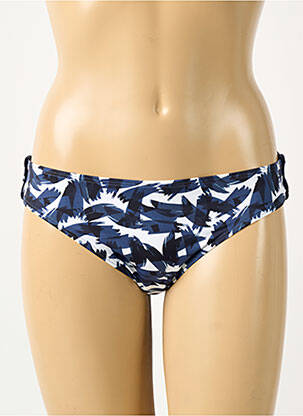 Bas de maillot de bain imprimé fantaisie culotte bleu SIMONE PERELE femme
