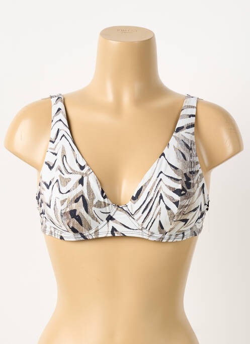 Haut de maillot de bain beige AUBADE femme