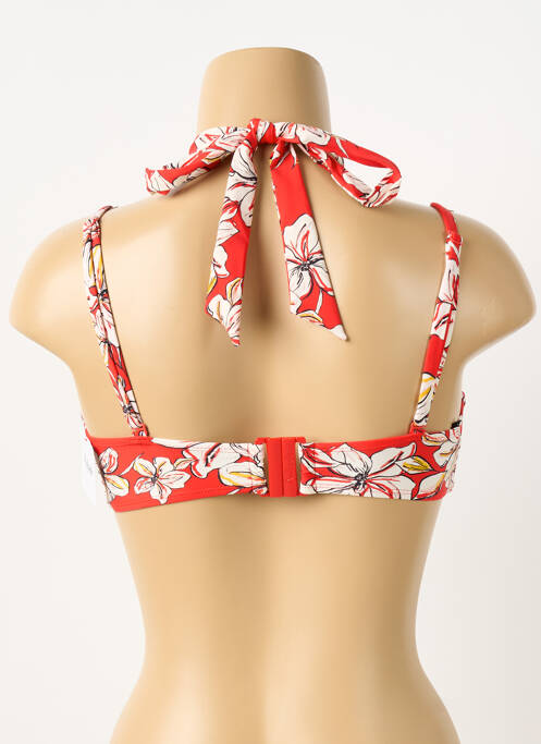 Haut de maillot de bain rouge AUBADE femme