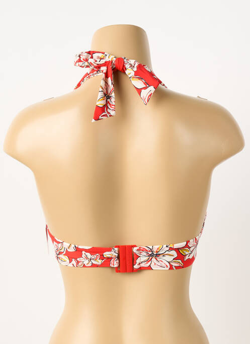 Haut de maillot de bain rouge AUBADE femme