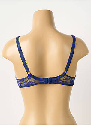 Soutien-gorge effet matière satinée haut soutien-gorge moulé bleu PASSIONATA femme