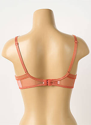 Soutien-gorge effet matière satinée haut soutien-gorge moulé orange PASSIONATA femme