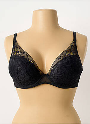 Soutien-gorge tissage dentelle haut soutien-gorge emboitant noir PASSIONATA femme