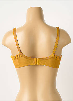 Soutien-gorge tissage dentelle haut soutien-gorge moulé jaune PASSIONATA femme