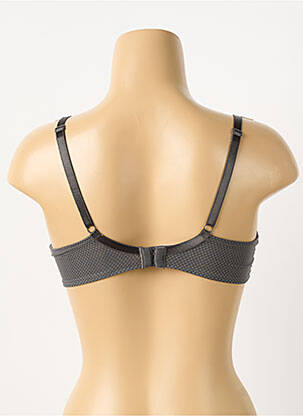Soutien-gorge effet matière satinée haut soutien-gorge moulé gris fonce PASSIONATA femme