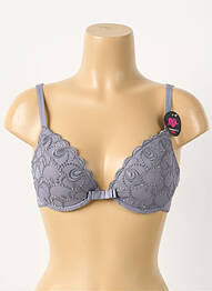 Soutien-gorge légère et transparente haut soutien-gorge moulé gris PASSIONATA femme