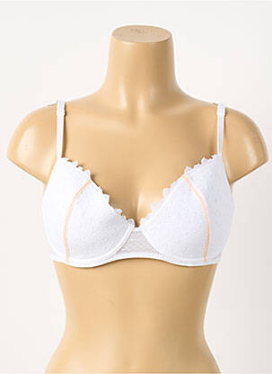 Soutien-gorge broderie haut soutien-gorge moulé blanc PASSIONATA femme