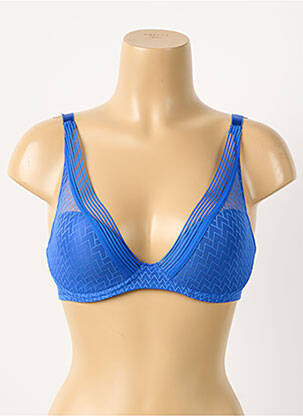 Soutien-gorge légère et transparente haut soutien-gorge moulé bleu PASSIONATA femme