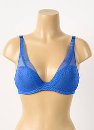 Soutien-gorge légère et transparente haut soutien-gorge moulé bleu PASSIONATA femme