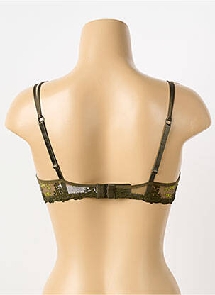 Soutien-gorge effet matière satinée haut soutien-gorge moulé vert PASSIONATA femme