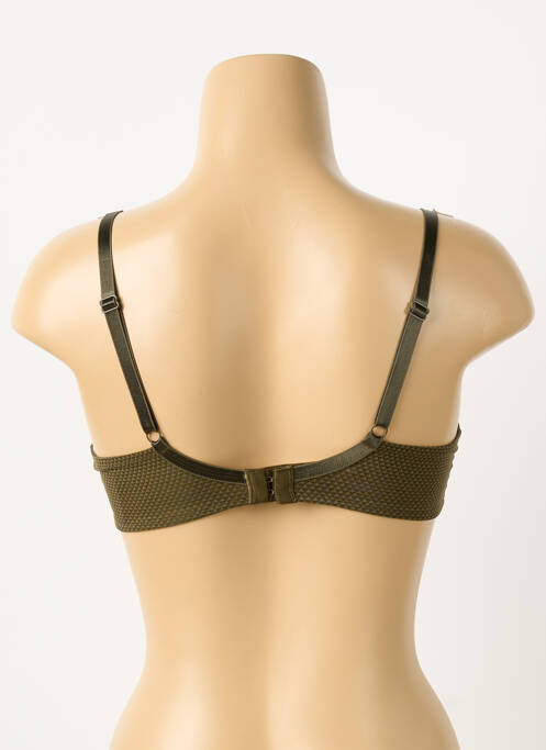 Soutien-gorge effet matière satinée haut soutien-gorge moulé vert PASSIONATA femme