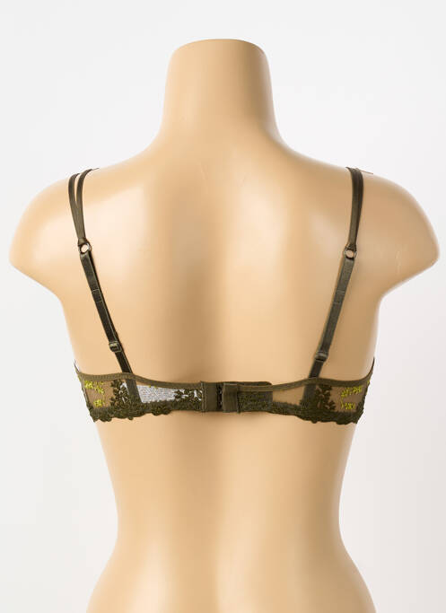 Soutien-gorge effet matière satinée haut soutien-gorge moulé vert PASSIONATA femme