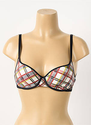Soutien-gorge effet matière satinée haut soutien-gorge moulé rouge PASSIONATA femme