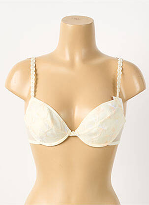 Soutien-gorge effet matière satinée haut soutien-gorge push-up beige PASSIONATA femme