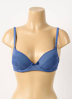 Soutien-gorge effet matière satinée haut soutien-gorge push-up bleu PASSIONATA femme