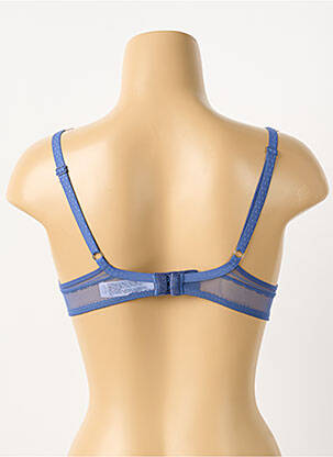 Soutien-gorge effet matière satinée haut soutien-gorge push-up bleu PASSIONATA femme