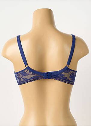 Soutien-gorge effet matière satinée haut soutien-gorge moulé bleu PASSIONATA femme