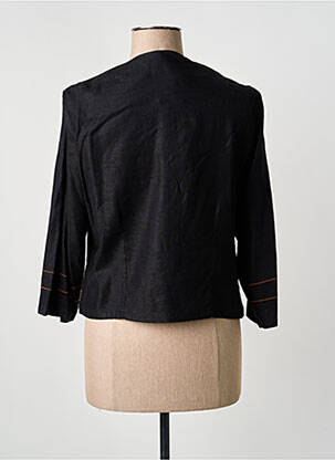 Veste casual fermeture boutonnée sur le devant noir FRANCE RIVOIRE femme