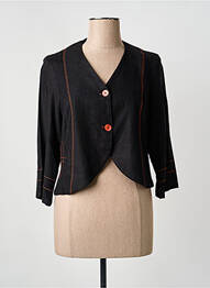 Veste casual coupe cintrée noir GUY DUBOUIS femme