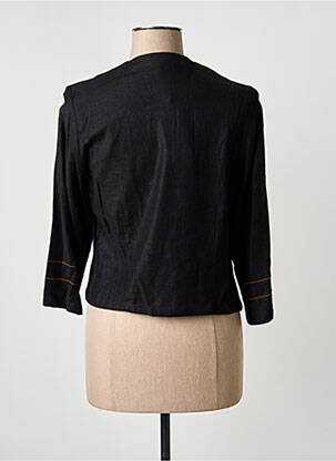 Veste casual coupe cintrée noir GUY DUBOUIS femme
