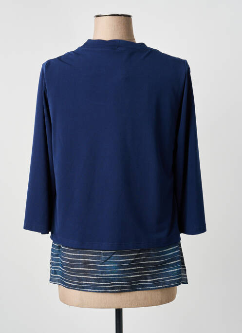 Top bleu FRANCE RIVOIRE femme