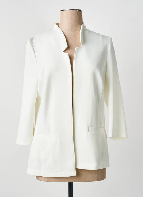Veste casual blanc FRANCE RIVOIRE femme