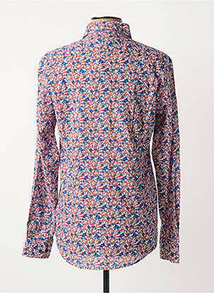 Chemise manches longues imprimé fleurs rouge DELAHAYE homme